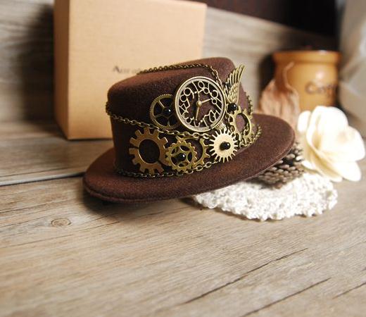 Steampunk Handmade Top Hat
