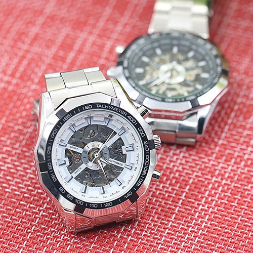 Stainless Steel Mechanical Watch