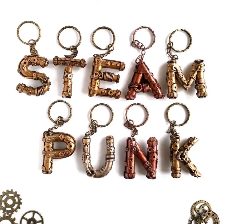 Steampunk Keychains