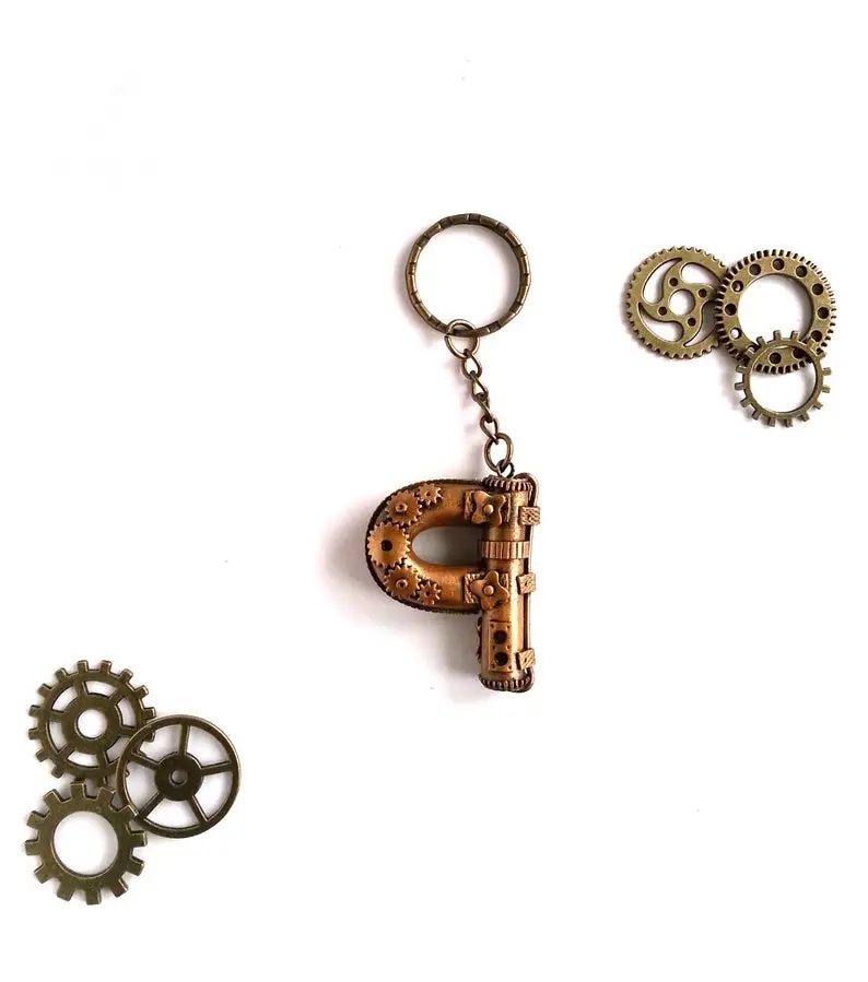 steampunk keychain