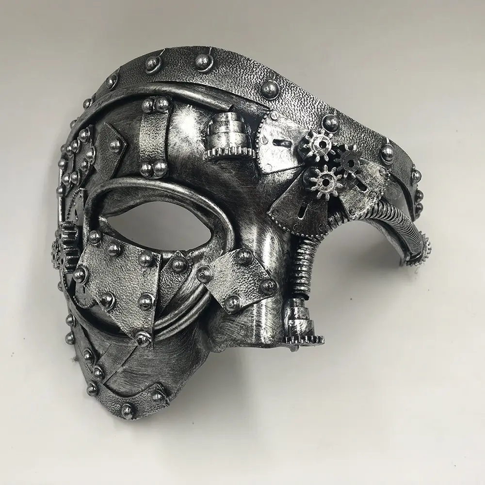 Masquerade Cosplay Mask silver