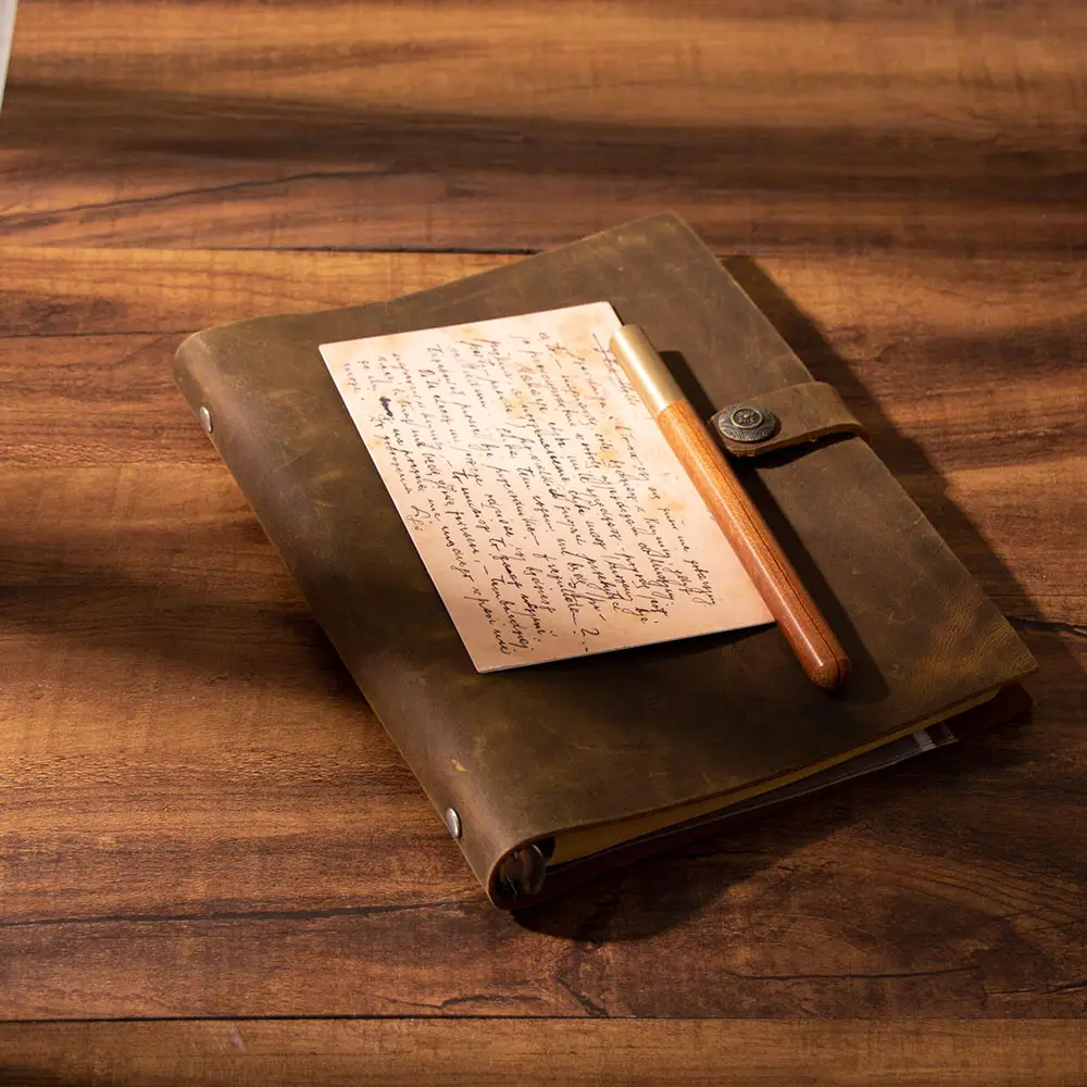 Handmade Traveler's Note Book Genuine Leather