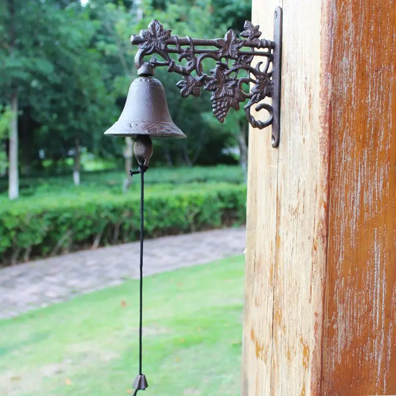 Iron Wall Mounted Hand Cranking Bell