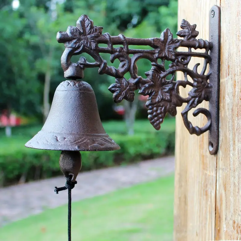 Iron Wall Mounted Hand Cranking Bell