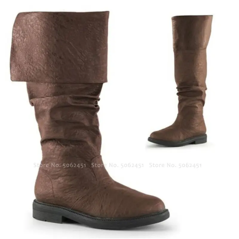 Steampunk British Style Brown Boots