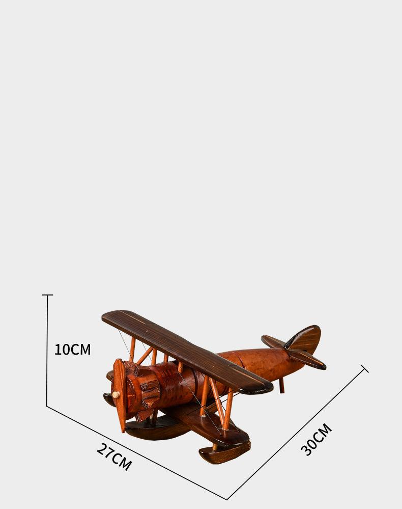 Retro Wooden WWll Airplane Model 